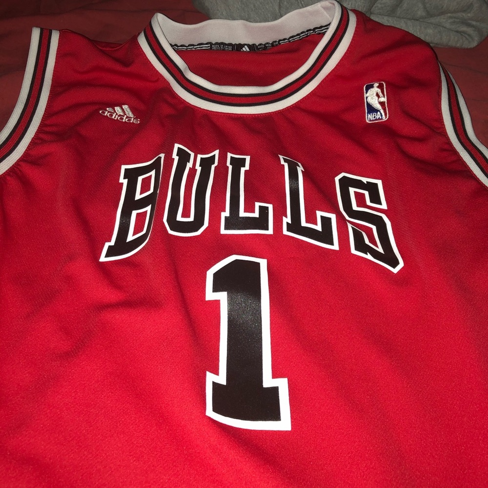 Kids Adidas Derrick Rose Chicago Bulls jersey